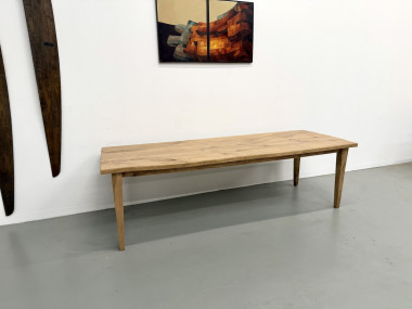 Grande table de salle à manger en chêne massif, au format XXL., vue 18