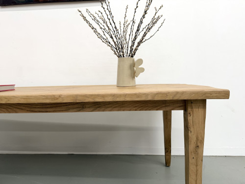 Grande table de salle à manger en chêne massif, au format XXL., vue 22