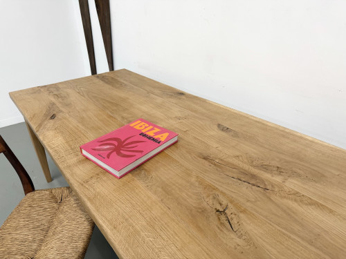Grande table de salle à manger en chêne massif, au format XXL., vue 24
