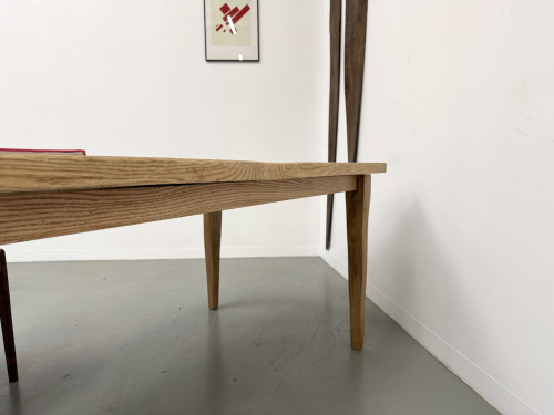 Grande table de salle à manger en chêne massif, au format XXL., vue 26