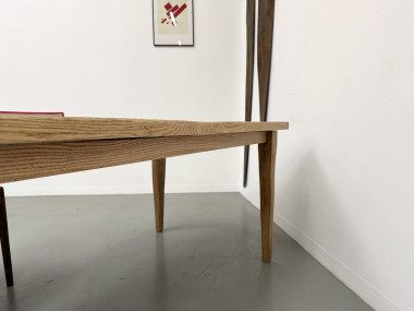 Grande table de salle à manger en chêne massif, au format XXL., vue 26