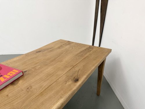 Grande table de salle à manger en chêne massif, au format XXL., vue 27