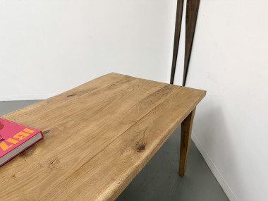 Grande table de salle à manger en chêne massif, au format XXL., vue 27