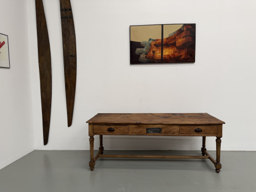 Table de ferme / console CIRCA 1909, vue 2