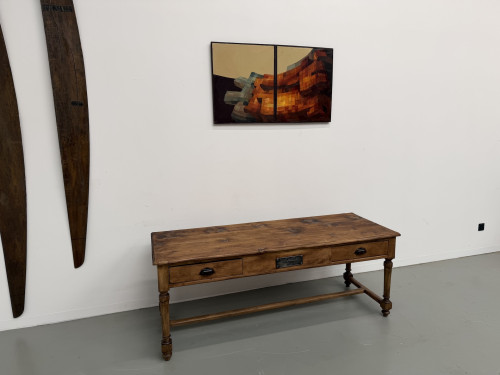 Table de ferme / console CIRCA 1909, vue 4