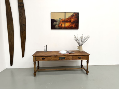 Table de ferme / console CIRCA 1909, vue 20