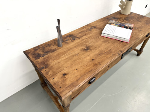 Table de ferme / console CIRCA 1909, vue 21