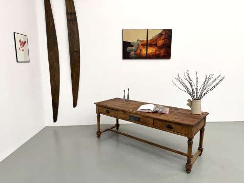 Table de ferme / console CIRCA 1909, vue 29