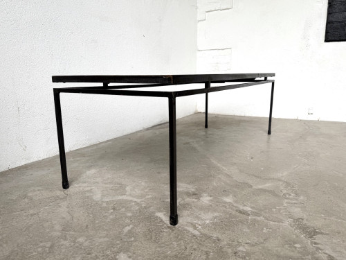 Table basse en métal et céramique signée J. Belarti, circa 1970, vue 16