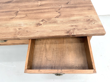 Ancienne table d'école à 8 tiroirs, vue 12