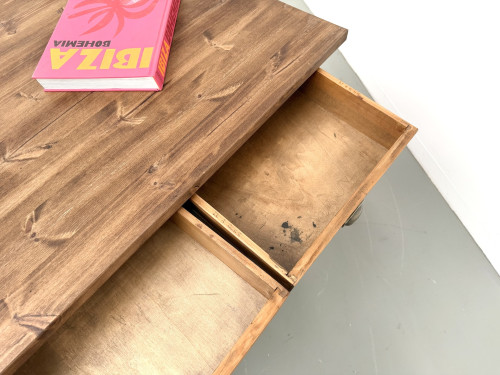 Ancienne table d'école à 8 tiroirs, vue 26