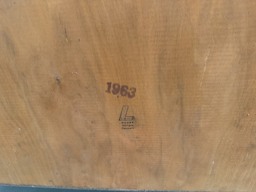 Enfilade bibliothèque en teck et laiton, vue 48