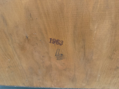 Enfilade bibliothèque en teck et laiton, vue 48