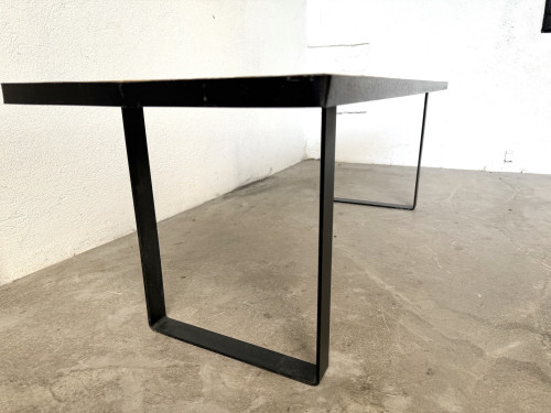 Table basse moderniste en céramique émaillée, circa 1960, vue 14