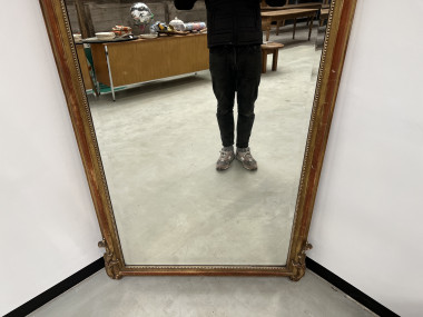 Grand miroir XIXème siècle de style Louis XV, vue 5