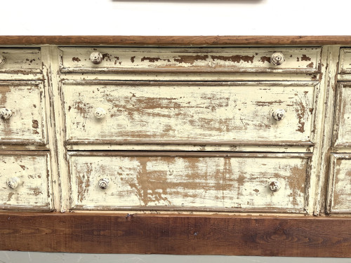 Grand meuble de mercerie ancien, circa 1900, vue 24