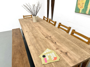 Table de ferme XXL aux pieds fuseaux, vue 4