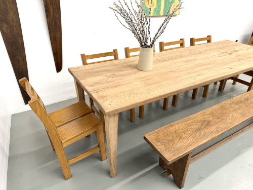 Table de ferme XXL aux pieds fuseaux, vue 5