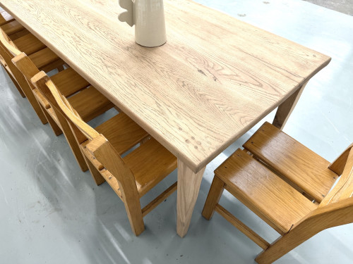 Table de ferme XXL aux pieds fuseaux, vue 6