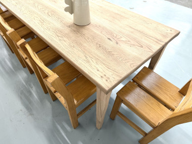 Table de ferme XXL aux pieds fuseaux, vue 6