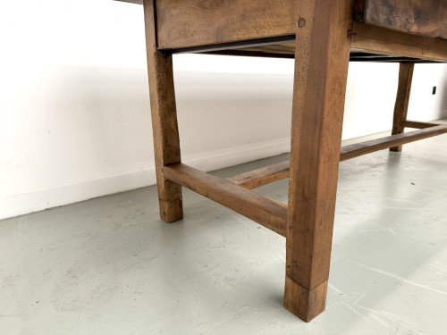Table de ferme française en noyer massif, circa 1920, vue 16