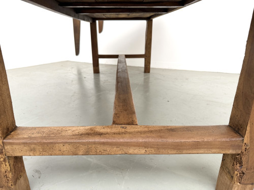 Table de ferme française en noyer massif, circa 1920, vue 27