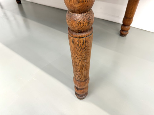 Grande table de ferme en pin des années 50, vue 16