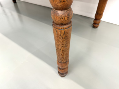 Grande table de ferme en pin des années 50, vue 16
